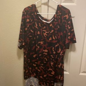 Cheetah print nightgown